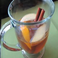Hot Mulled Apple Cider With Apples, Orange & Cinnamon image