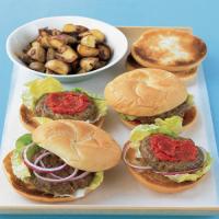Meatloaf Burgers With Quick Ketchup