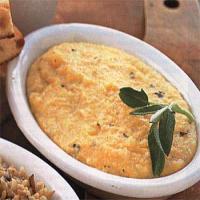 Polenta With Fresh Herbs And White Cheddar Cheese image