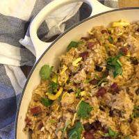Chinese Stir-fried Sticky Rice With Chinese Sausage image